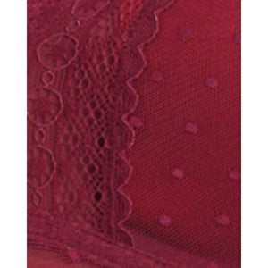 Mia Dot Longline Padded Lace Bralette - Style Gallery
