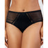 Shea Full Coverage High Waist Brief-Black