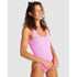 Popcorn Belmar Ribbed Low Back One-Piece Swimsuit