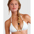 Santafe Yero Halter Padded Bikini Top with Removable Padding