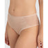 Bianca Shiny Microfibre & Tulle High Waist Brief