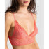 Nina Unpadded Triangle Cup Longline Lace Bralette