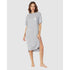 Cotton & Viscose Jersey Midi Length T-Shirt Nightgown