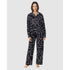 Cotton & Viscose Button Up Long Sleeve Long Pyjama Set