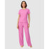 Jacquard Logo Terry Short Sleeve T-Shirt & Pant Long Pyjama Set