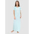 Long Lace Trim Short Sleeve Pure Cotton Nighty