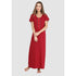 Long Button Up Neckline Pure Cotton Nighty