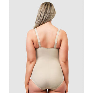 Wide Strap Supportive Bodysuit With Lace - Style Gallery