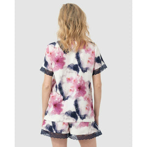Floral Print Short Pyjama Set - Style Gallery