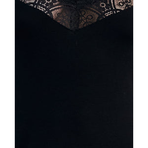 Viscose & Lace Short Chemise Nightie - Style Gallery
