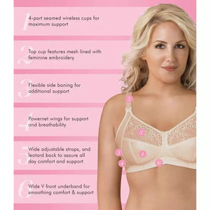 Fully® Soft Cup Supportive Wirefree Bra With Embroidery - Style Gallery