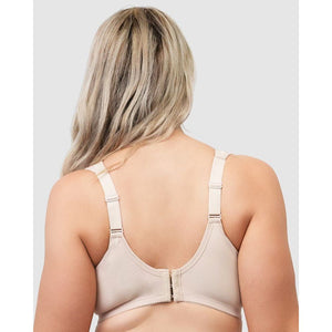 Padded Wide Strap Wirefree Plus Size Bra - Style Gallery