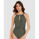 Riveted Diana High Neck Tummy Control Swimsuit - Style Gallery