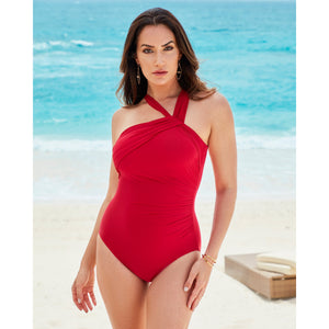 Europa Asymmetric Underwired Shaping Swimsuit - Style Gallery