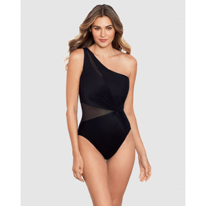 Network Minx Underwired One Shoulder Shaping Swimsuit - Style Gallery