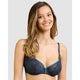 Lyse Wired Half Cup Bra with Lace - Style Gallery
