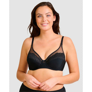 So Féminine Full Cup Wired Bra with Lace - Style Gallery