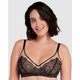 Serena Wired Tulle & Lace Plunge Bra - Style Gallery