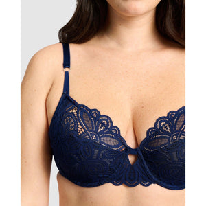 Attirance Wired Half Cup Lace Bra - Style Gallery