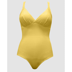 Vivien Full Bust V Neck Plunge Swimsuit - Style Gallery