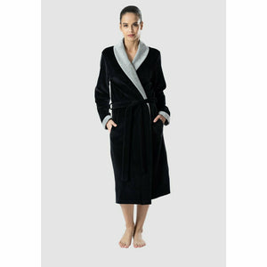 Montreux Soft Women's Cotton Robe with Shawl Collar - Style Gallery