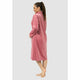 Niki Velour Zip Up Classic Cotton Robe - Style Gallery