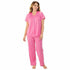 Plus Size Short Sleeve Long Pyjama Set