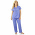 Short Sleeve Long Leg Nylon Pyjama Set
