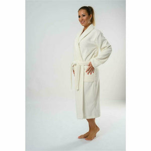 Baden Unisex Pure Cotton Rice-Terry Robe with Pockets - Style Gallery
