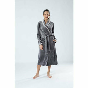 Winnipeg Bamboo Niki Shawl Collar Robe 120cm - Style Gallery