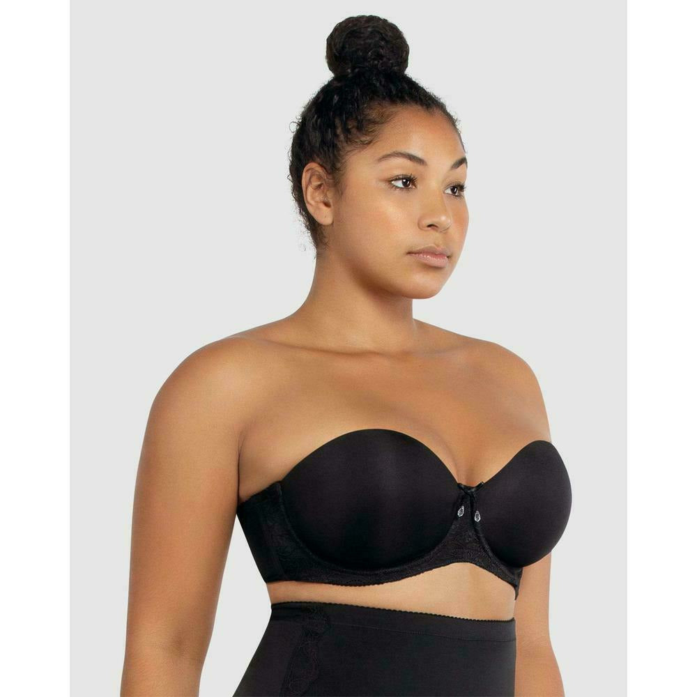 Parfait Elissa Longline Bra — Supportive Underwire Bra In Black (Size 32FF)