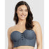 Dolly Wired Denim Longline Bustier Bra