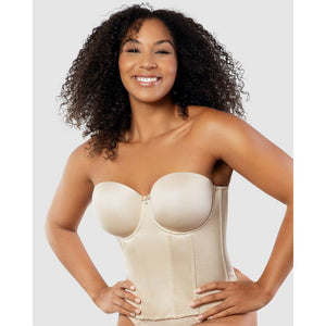 Elise Smoothing Strapless Longline Bustier Bra - Style Gallery