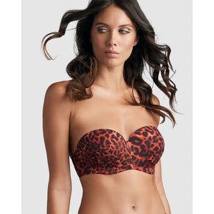Panthera Leopard Print Strapless Bikini Top - Style Gallery