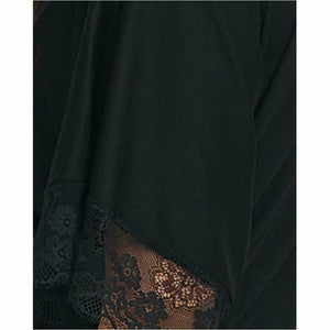 Lace Trim Robe - Style Gallery